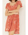 Wild Moss Women's Novelty Print Dress, Rust Copper, hi-res
