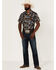Image #2 - Dale Brisby Men's Desert Convo Scenic Print Short Sleeve Snap Western Shirt , Black, hi-res
