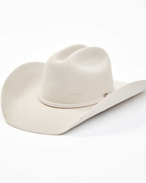 Cody James Men's 3X Silver Belly Self Buckle Band Wool Felt Western Hat , Silver Belly, hi-res