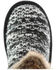 Lamo Footwear Girls' Black & White Sheepskin Boots, Black, hi-res