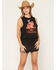 Image #1 - Bailey Zimmerman Women's Fringe Tee Tank, Black, hi-res