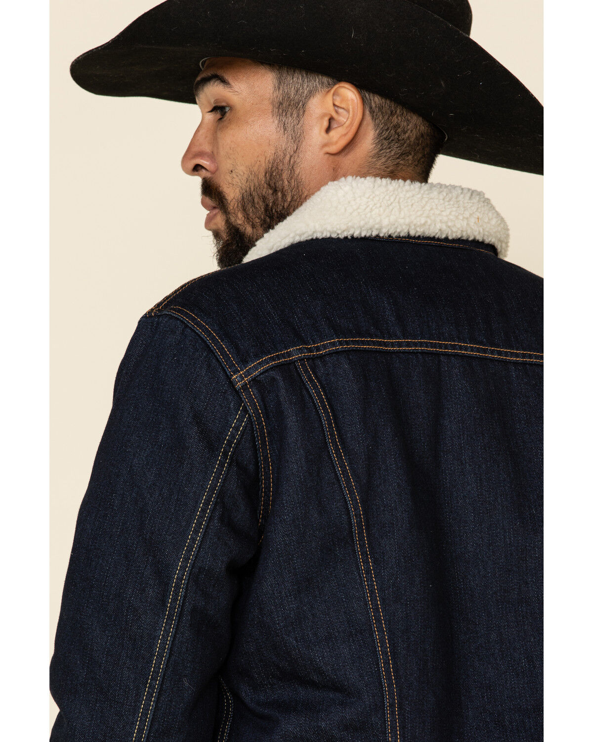 insulated denim jacket mens