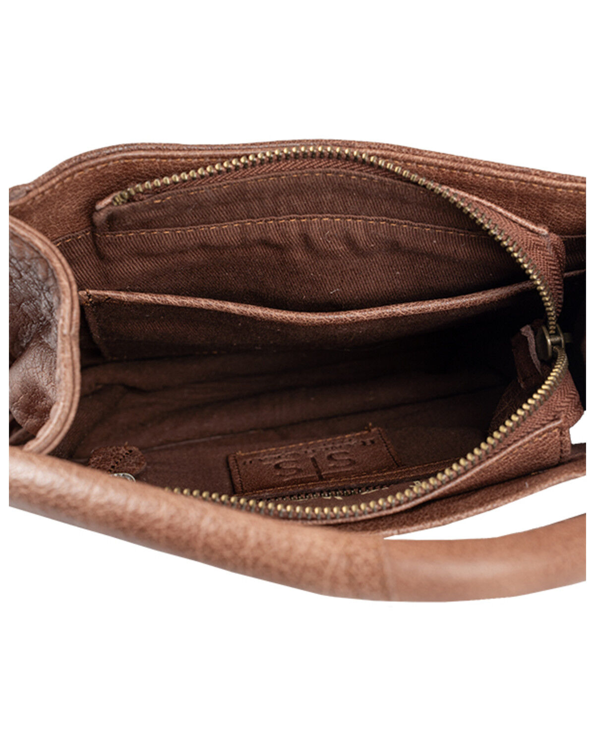 Image #4 - STS Ranchwear By Carroll Women's Indie Sugar Satchel Crossbody Bag, Brown, hi-res