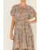 Bila Women's Floral Tiered Sundress, Light Green, hi-res