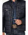 Cody James Men's Quilted Ponderosa Snap Shirt Jacket, Navy, hi-res
