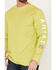 Image #3 - Ariat Men's FR Roughneck Skull Logo Long Sleeve Work Shirt, Bright Green, hi-res