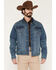 Image #1 - Wrangler Retro Men's Unlined Denim Trucker Jacket, Medium Wash, hi-res