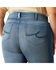 Image #2 - Ariat Women's Elaina Medium Wash High Rise Slim Trouser Stretch Denim Jeans - Plus, Medium Wash, hi-res
