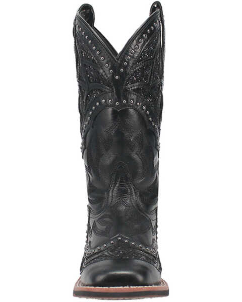 Image #4 - Laredo Women's Eternity Western Boots - Broad Square Toe, Black, hi-res