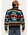 Pendleton Men's Quilted Gorge Southwestern Snap Jacket, Royal Blue, hi-res