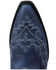 Image #6 - Lane Women's Lexington Over The Knee Corset Western Boots - Snip Toe, Navy, hi-res