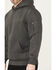 Image #3 - Thorogood Men's Snap Neck Hooded Sweatshirt, Charcoal, hi-res