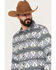 Image #2 - Pendleton Men's Beach Shack Print Long Sleeve Button-Down Western Shirt, Blue, hi-res