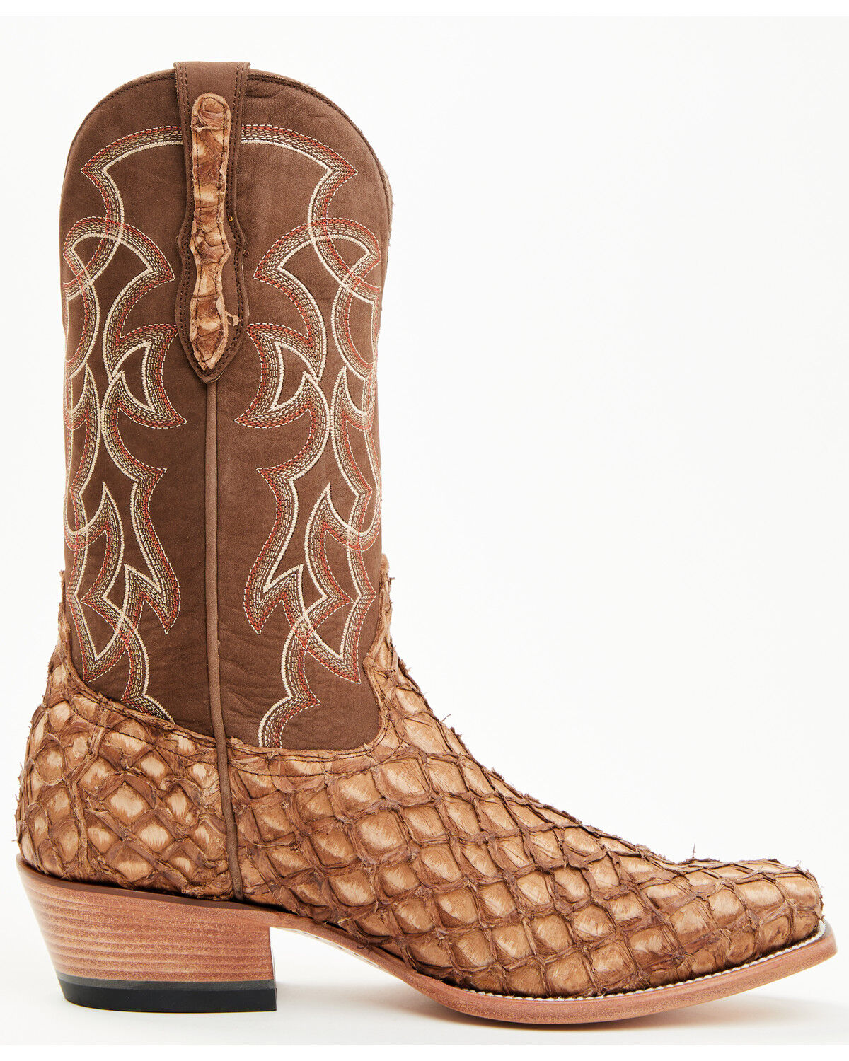 Cody James Men's Exotic Pirarucu Western Boots - Square Toe Cody James Men's Exotic Pirarucu Western Boots - Square Toe