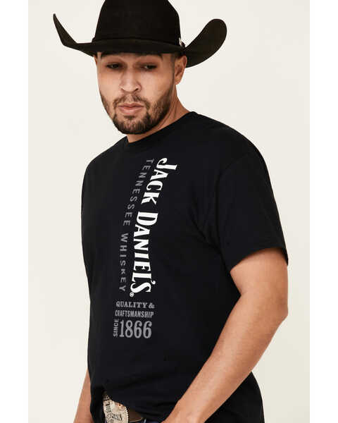 Jack Daniel's Men's Vertical Logo Graphic Short Sleeve T-Shirt | Sheplers