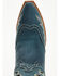 Image #6 - Laredo Women's Floral Underlay Western Boots - Snip Toe, Dark Blue, hi-res
