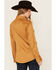 Image #5 - Wrangler x Lainey Wilson Women's Fringe Long Sleeve Snap Western Shirt, Caramel, hi-res