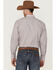 Image #4 - Resistol Men's Arcadia Geo Print Long Sleeve Pearl Snap Western Shirt , Purple, hi-res