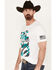 RANK 45 Men's Logo Graphic Short Sleeve T-Shirt, Light Blue, hi-res