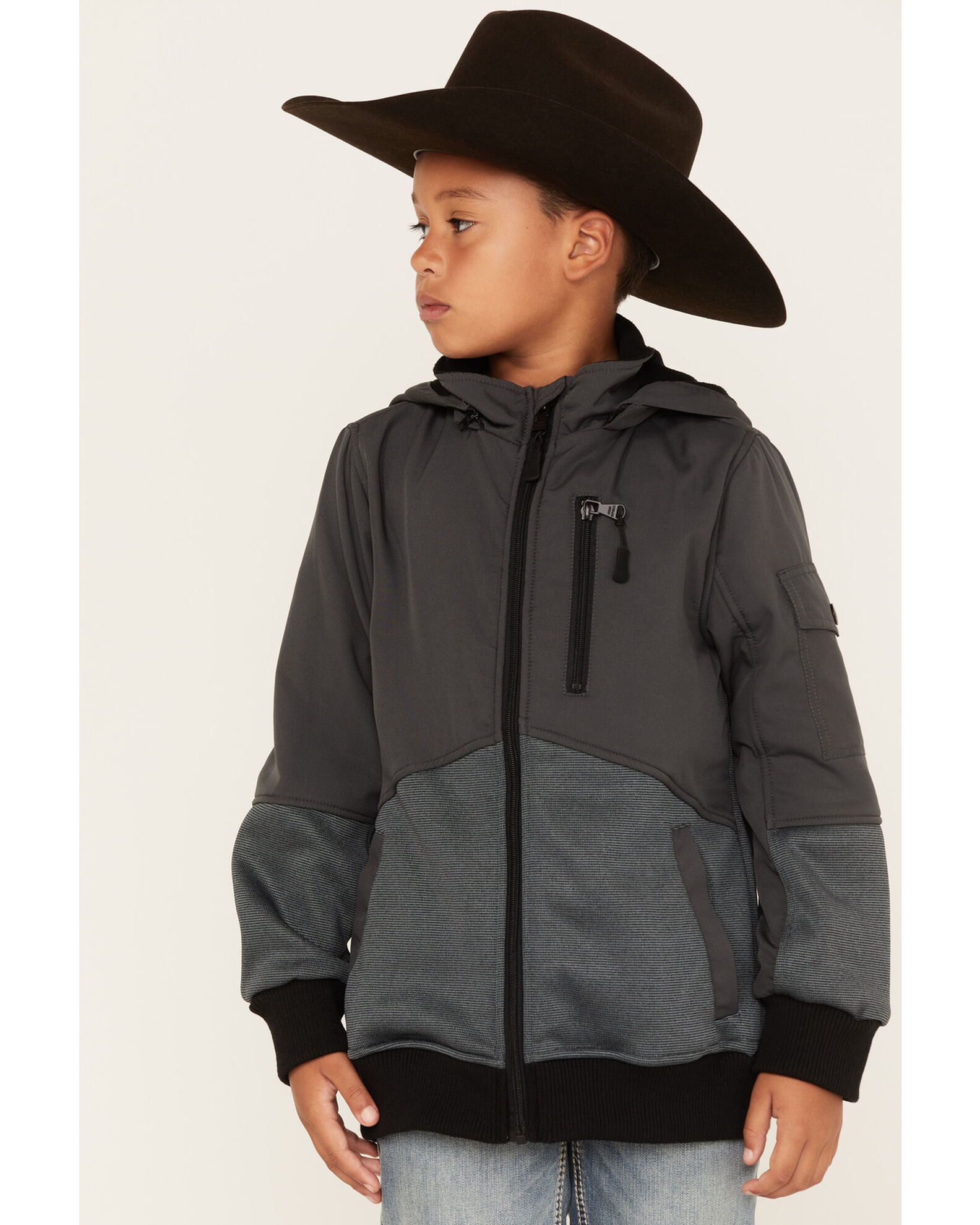 Urban Republic Boys Fleece Lined Bonded Hooded Jacket Sheplers