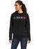 Ariat Women's Black R.E.A.L Mexico Embroidered Logo Pullover Hoodie - Plus, Black, hi-res