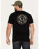 Image #4 - Brixton Men's Crest II Logo Graphic T-Shirt , Black, hi-res