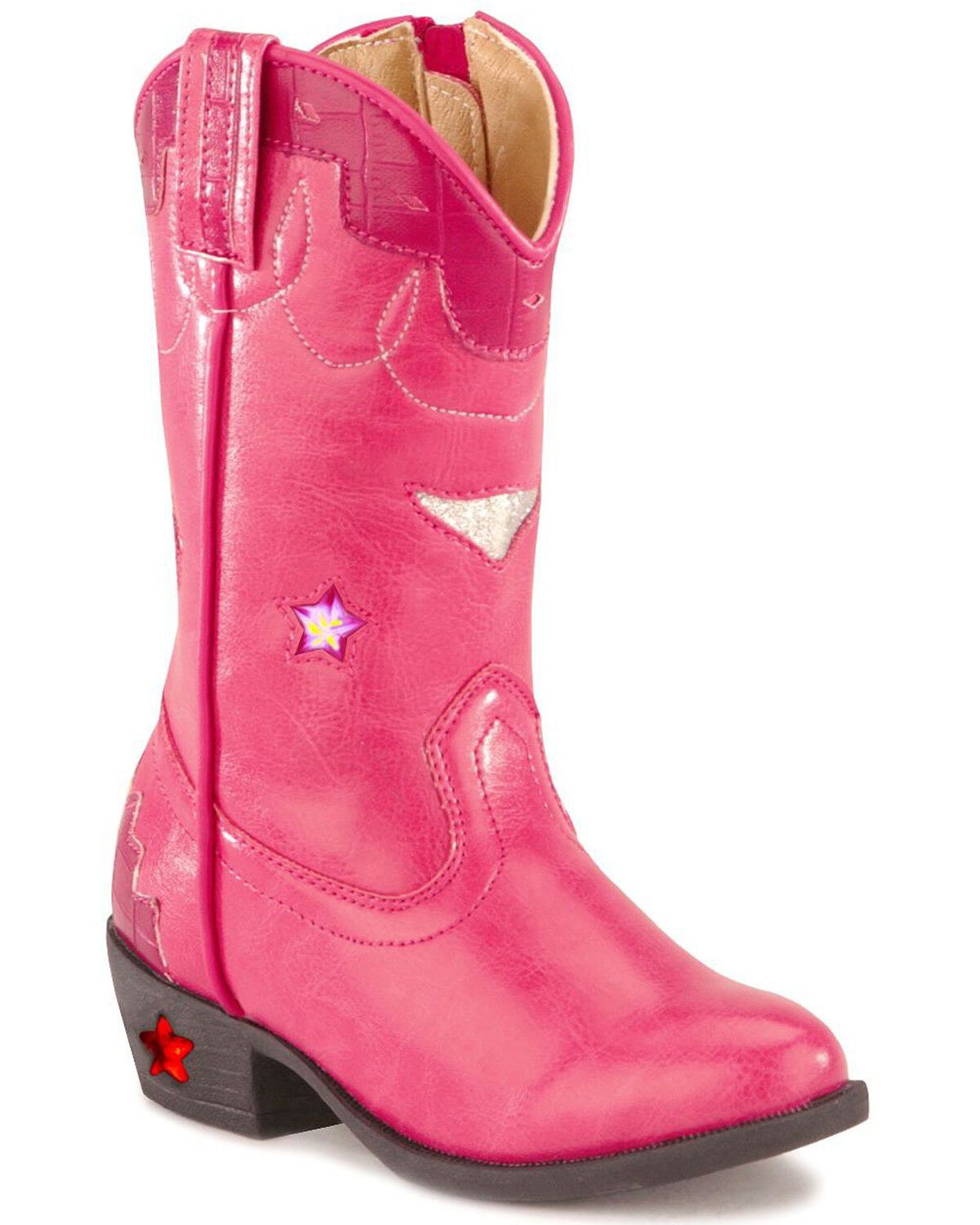 girls light up cowboy boots
