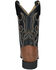 Image #5 - Smoky Mountain Little Boys' Mustang Western Boots - Round Toe, Brown, hi-res