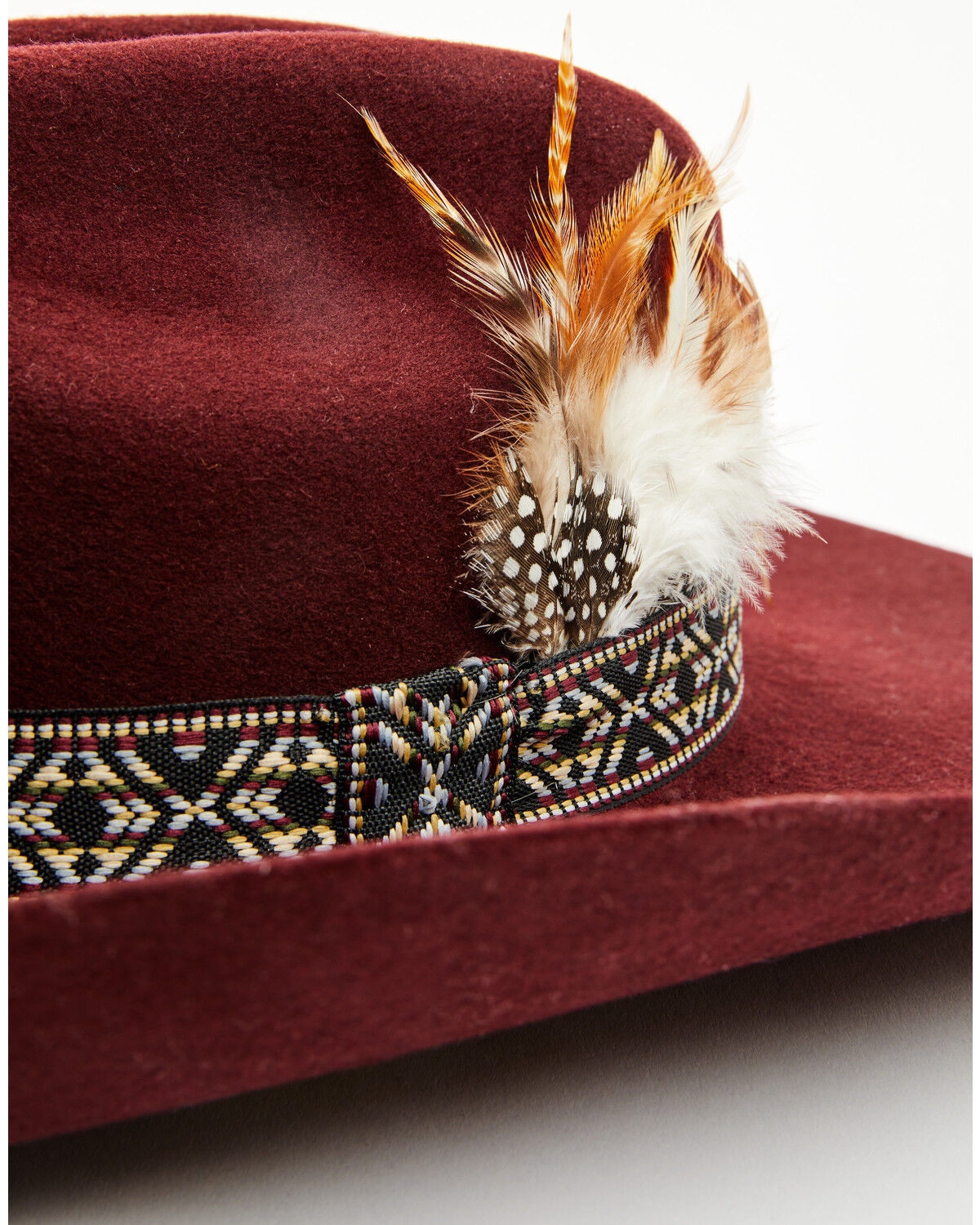 Image #3 - Idyllwind Women's Sutherland Wool Felt Cowboy Hat, Burgundy, hi-res