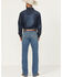 Image #3 - Cinch Men's White Label Medium Wash Relaxed Straight Performance Stretch Denim Jeans, Medium Wash, hi-res
