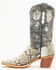 Image #3 - Dan Post Women's Exotic Python Western Boots - Snip Toe, Ivory, hi-res