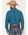 Image #4 - Wrangler X Cody Johnson Men's Paisley Print Long Sleeve Button-Down Western Shirt, Dark Teal, hi-res