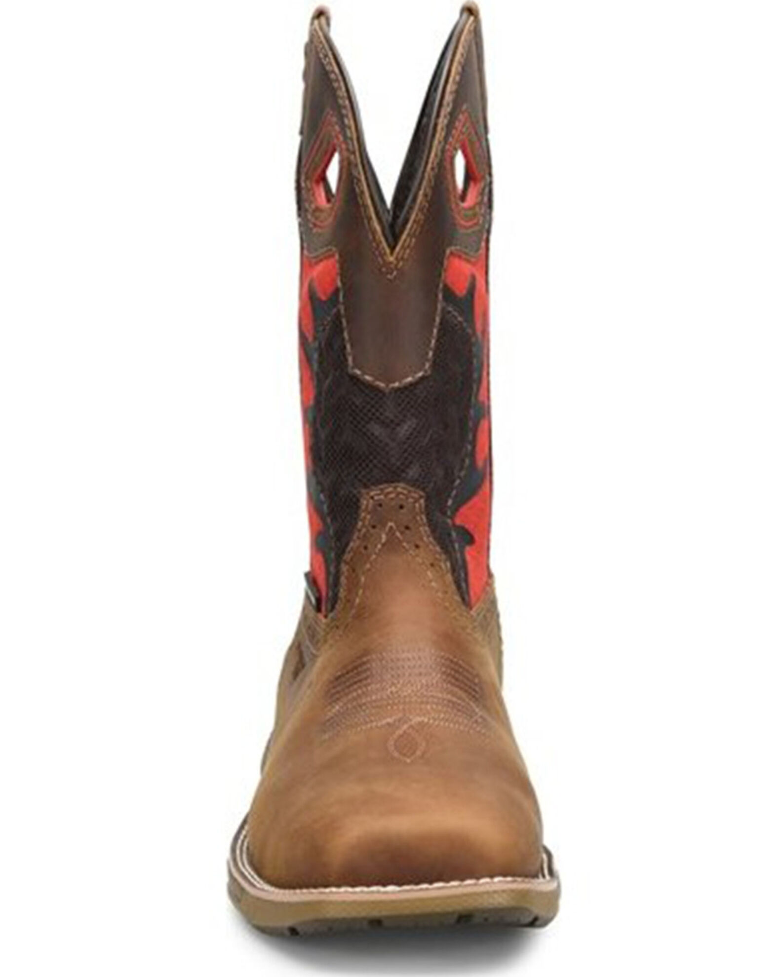 Image #3 - Double H Men's 11" Purge Waterproof Work Boots - Composite Toe, Brown, hi-res