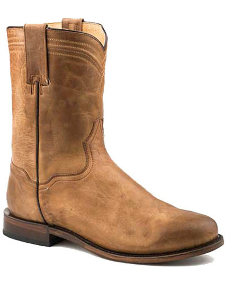 Roper Men's Roderick Western Boots - Round Toe, Brown, hi-res