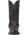 Image #4 - Dingo Men's War Studded Eagle Inlay Western Boot - Square Toe, Black, hi-res