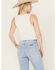 Image #4 - Youth in Revolt Women's Born to Soar Eagle Studded Tank, Cream, hi-res