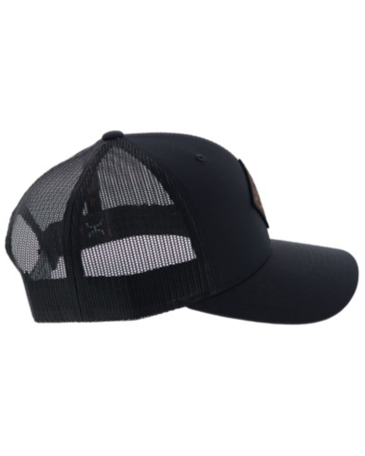 mens black mesh cap