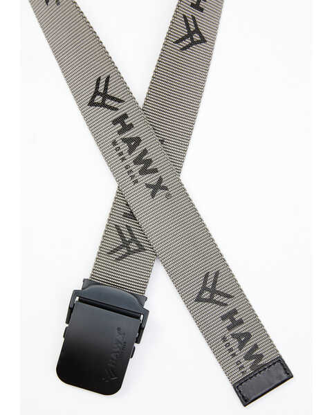 Hawx Men's Web Belt, Grey, hi-res
