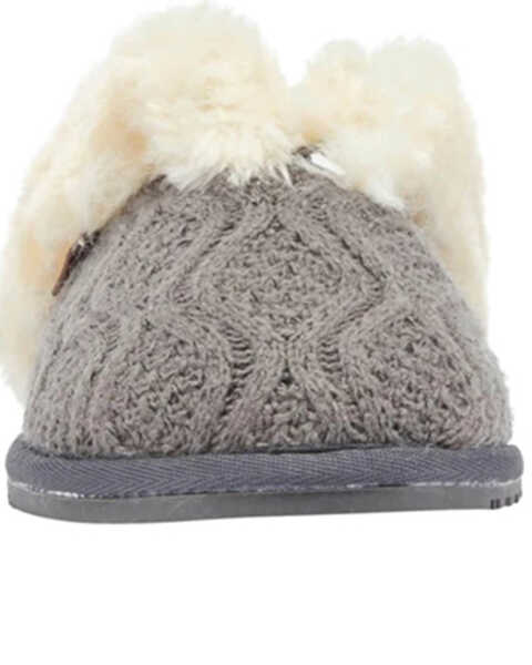 Image #4 - Lamo Footwear Women's Caroline Knit Scuff Slipper , Grey, hi-res