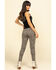 Image #5 - Rock & Roll Denim Women's Leopard Print Skinny Jeans, Blue, hi-res