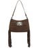 Image #2 - Wrangler Women's Fringe Buckle Hobo Bag, Coffee, hi-res