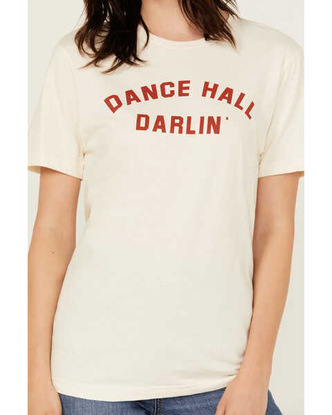 Image #3 - Rodeo Hippie Women's Dance Hall Darlin' Short Sleeve Graphic Tee, White, hi-res