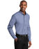 Image #3 - Red House Men's Navy 3X Nailhead Non-Iron Long Sleeve Work Shirt - Big & Tall, Navy, hi-res