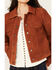 Image #3 - Idyllwind Women's Wynbrook Fringe Suede Jacket, Caramel, hi-res