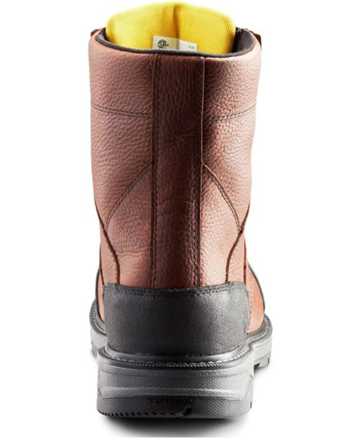 Image #5 - Kodiak Men's 8" Patton Water Repellent Work Boots - Aluminum Toe, Brown, hi-res