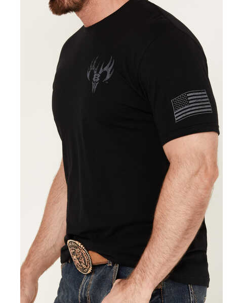 Image #4 - Buckwear Men's Boot Barn Exclusive Not Illegal Short Sleeve Graphic T-Shirt, Black, hi-res