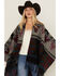Image #3 - Shyanne Women's Southwestern Print Fringe Blanket Shawl, Black, hi-res