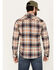 Image #4 - Brixton Men's Bowery Plaid Print Long Sleeve Button-Down Flannel Shirt, Navy, hi-res