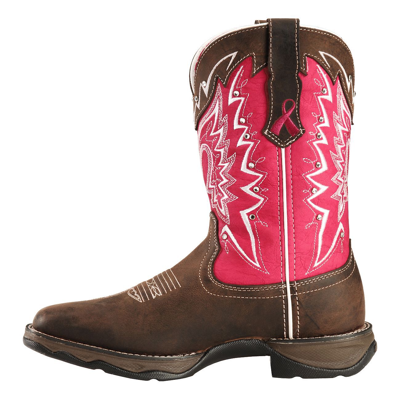 breast cancer cowboy boots