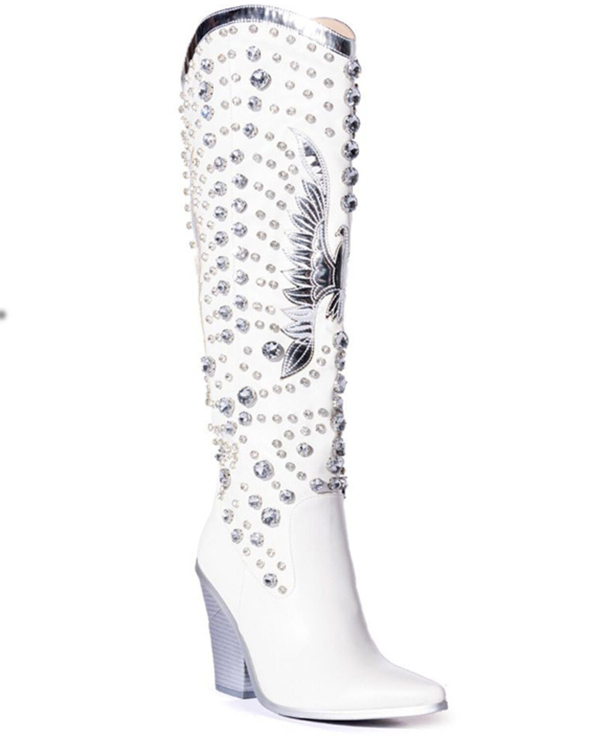 Azalea Wang Women's Upbeat Rhinestone Western Boots - Snip